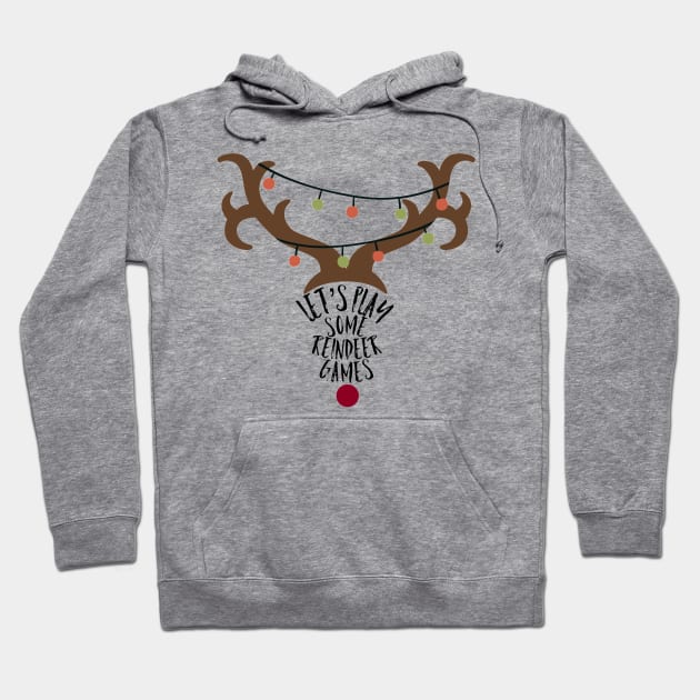 Reindeer Games Hoodie by chrissyloo